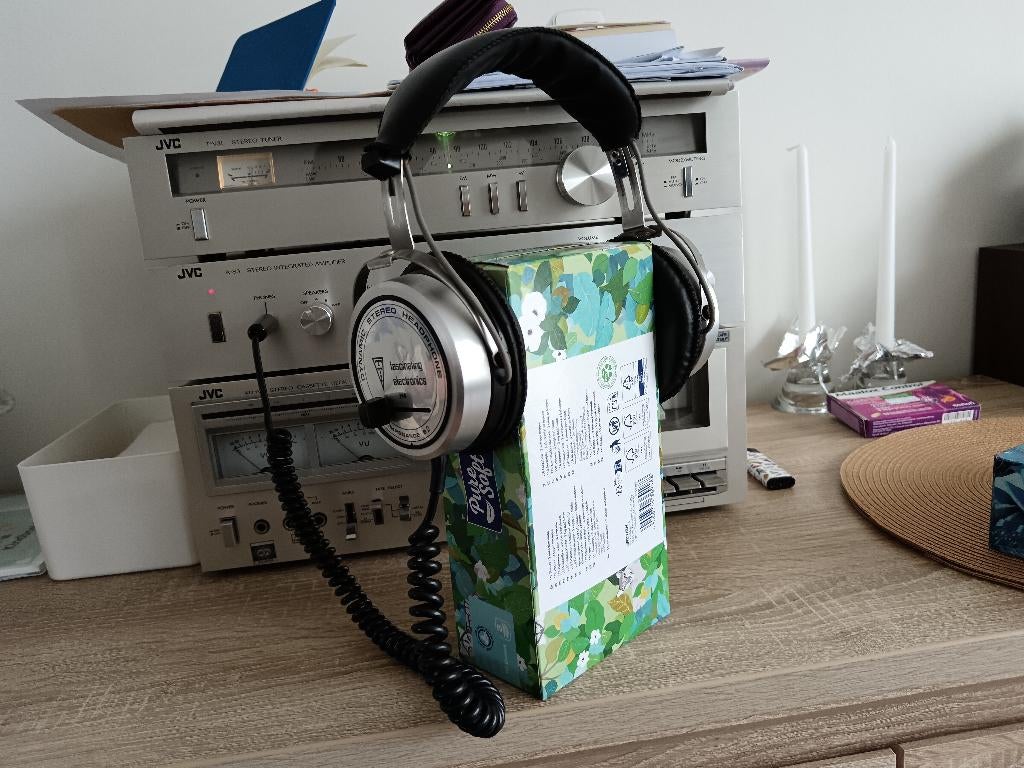 Stereo hoofdtelefoons vintage 80s, Ophalen of Verzenden, Zo goed als nieuw