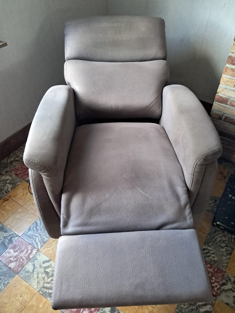 Elektrische zetel, relax, Maison & Meubles, Fauteuils, Enlèvement, Utilisé, Cuir