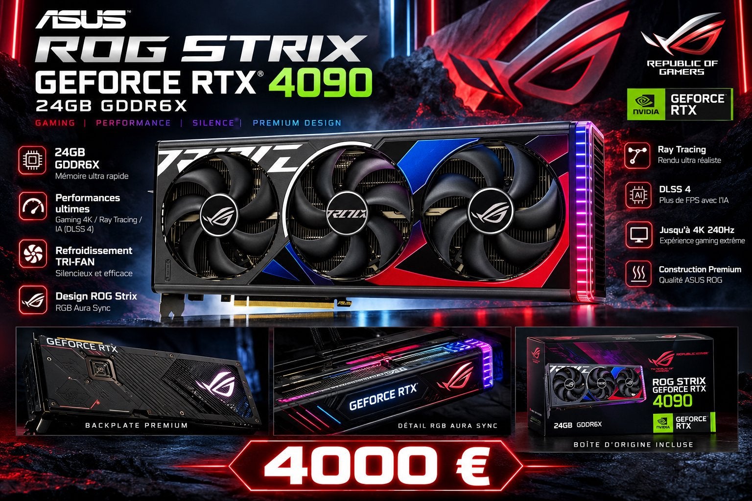 Rtx 4090 Asus, Computers en Software, Ophalen, Zo goed als nieuw