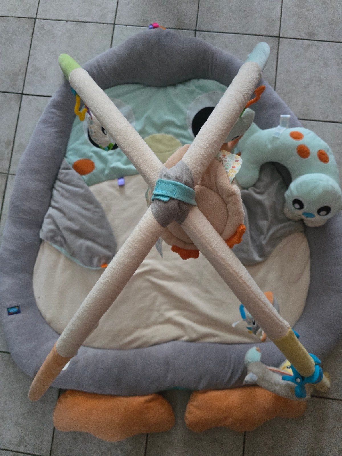 playgro speelmat snuggle me penguin, Ophalen, Gebruikt