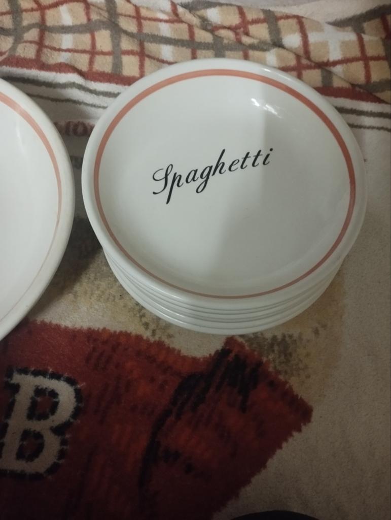 Spaghetti borden, Ophalen, Bord(en)
