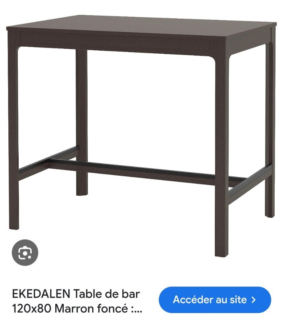 Table haute Ekedalen IKEA, Ophalen, Zo goed als nieuw