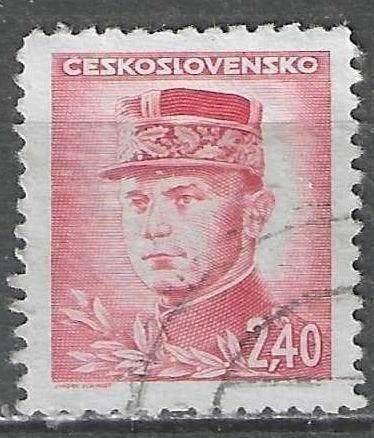 Tchécoslovaquie 1945/1947 - Yvert 410 - Milan Stefanik (ST), Envoi, Affranchi