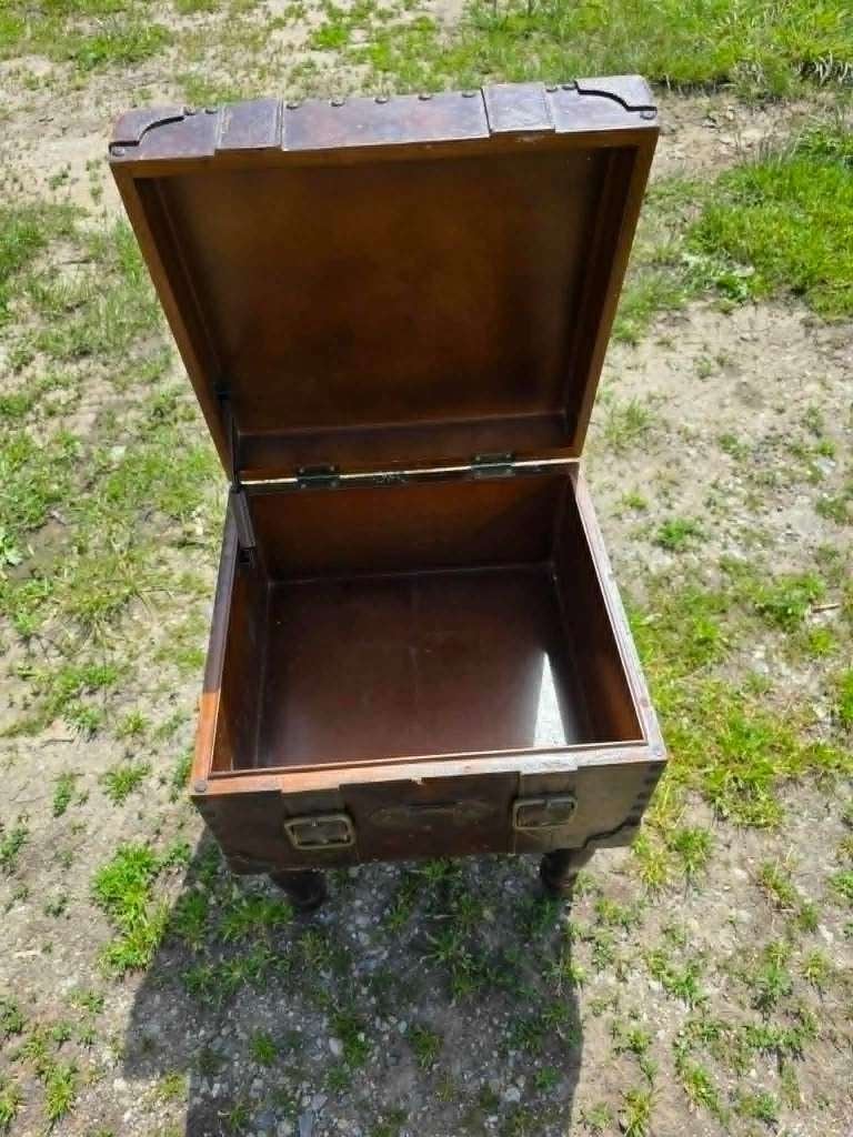 Lot van 3 antieke koffertjes / kastjes op pootjes, Antiek en Kunst, Antiek | Woonaccessoires, Ophalen