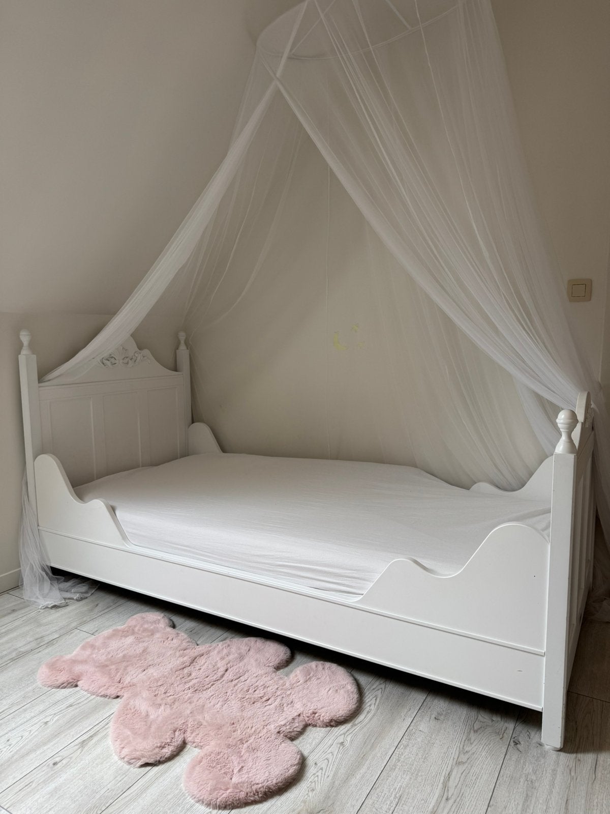 Bed Bopita BELLE, Ophalen, 85 tot 100 cm, Gebruikt, Lattenbodem