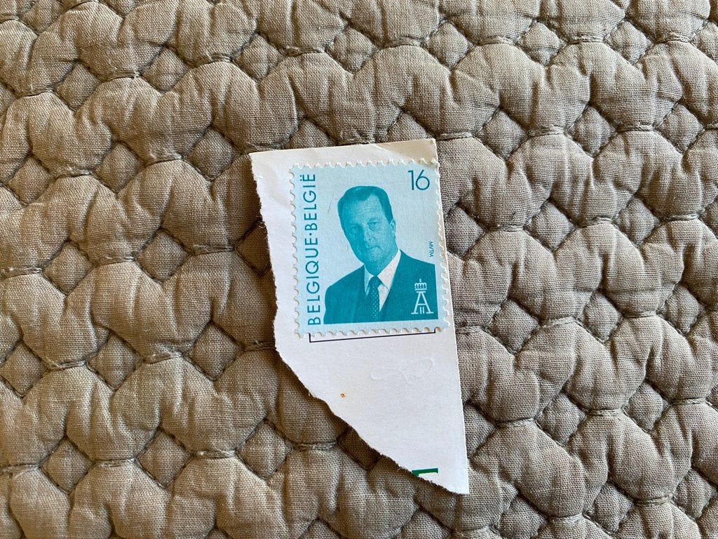 Timbre Belgique 1994 Roi Albert II 16F oblitéré collé, Oblitéré, Affranchi, Timbre-poste, Maison royale