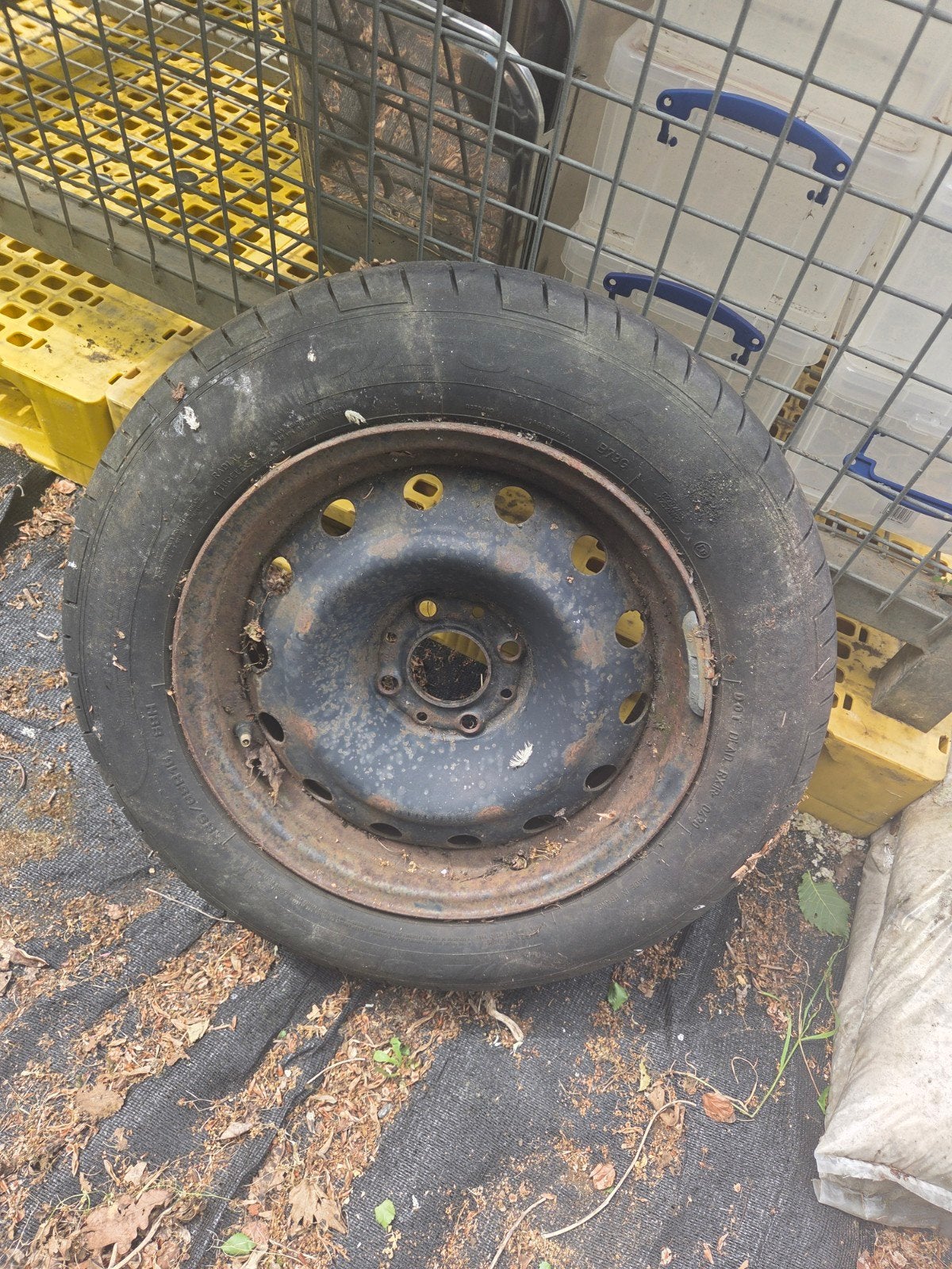 Band 15" op stalen velg, Ophalen, Gebruikt