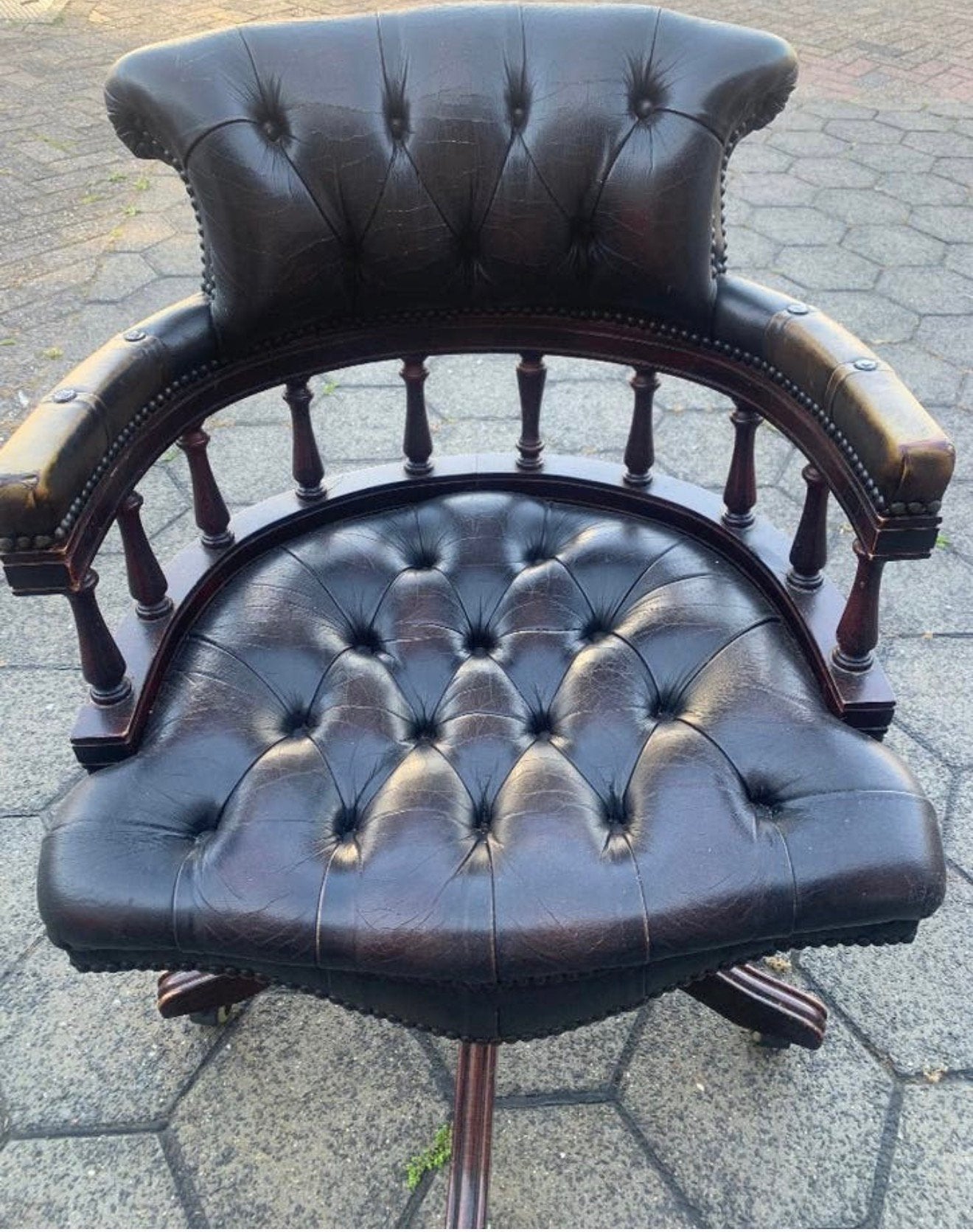 Chesterfield bureaustoel, Enlèvement, Comme neuf