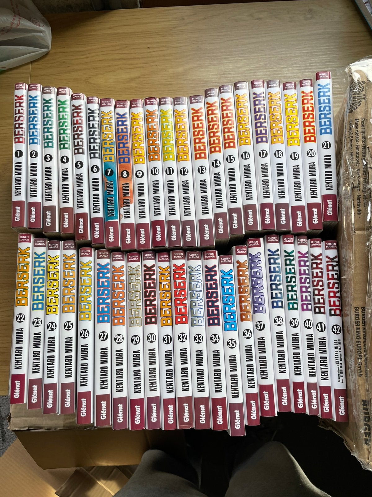 Berserk intégrale collection complete 42 tomes, Enlèvement
