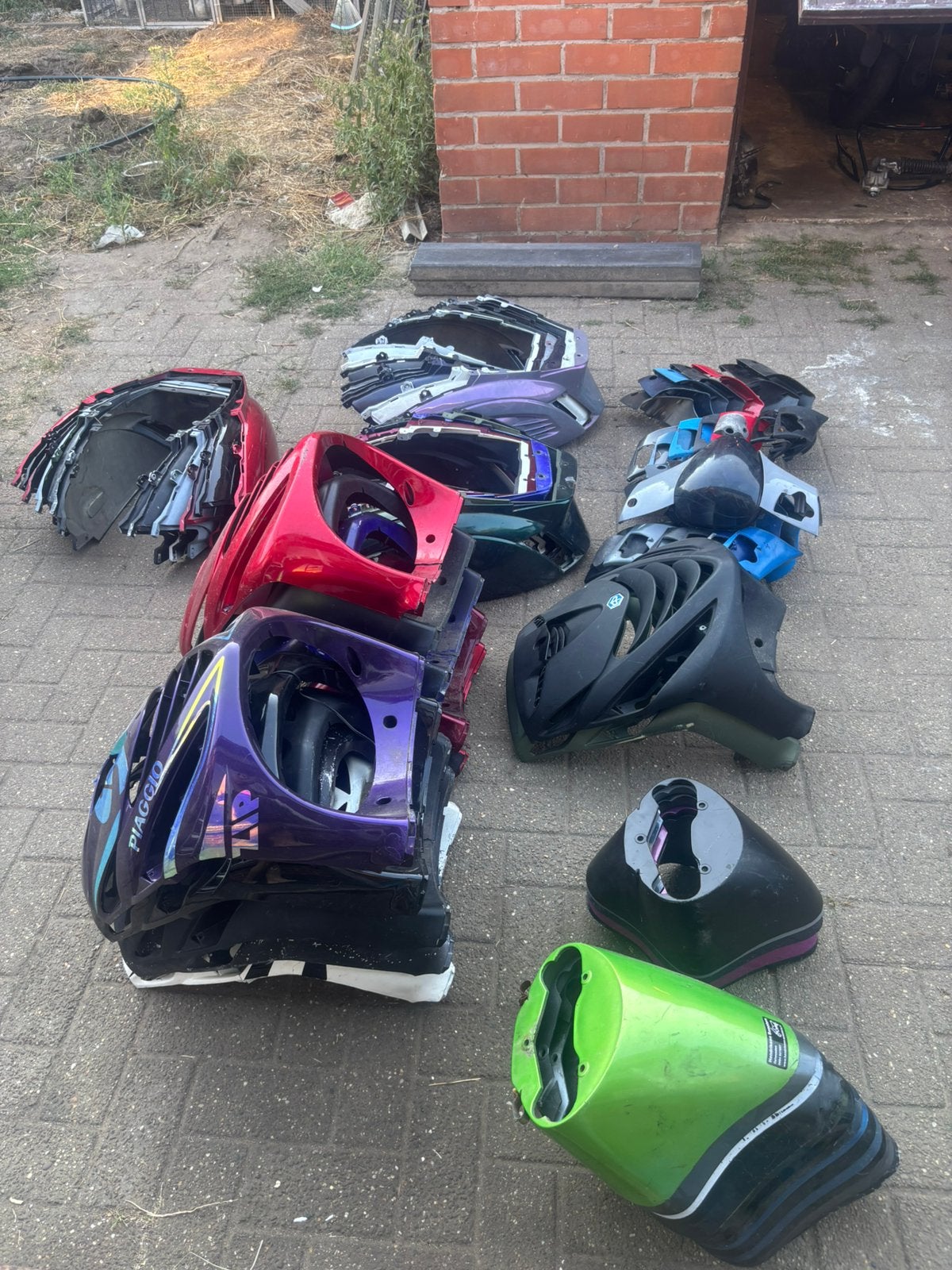 Piaggio zip spuitkappenset sp, Motoren, Tuning en Styling, Ophalen of Verzenden