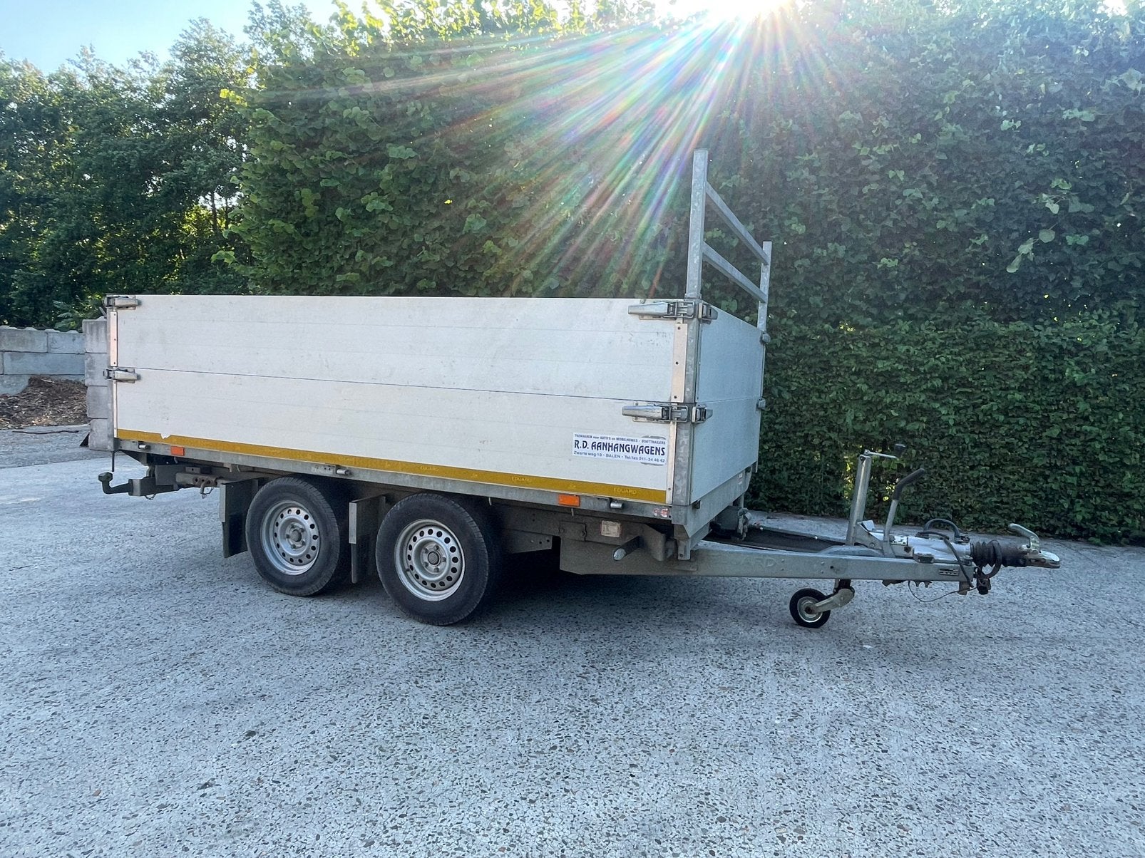 Eduard aanhanger kipper 3,5T, Ophalen, Gebruikt