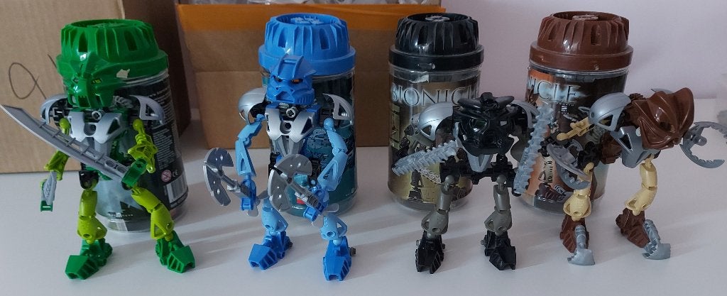 Bionicle: Toa Nuva lot, Ophalen, Gebruikt