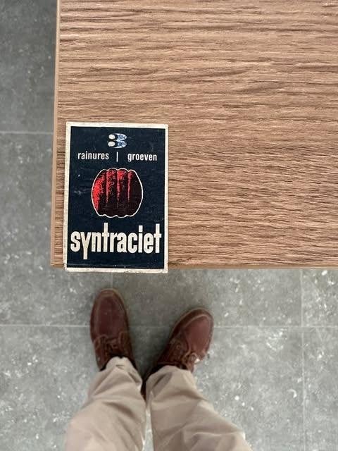 syntraciet luciferdoos etiket rainures groeven, Verzamelen, Gebruikt, Ophalen of Verzenden, Syntraciet, Luciferdoosjes of -merken