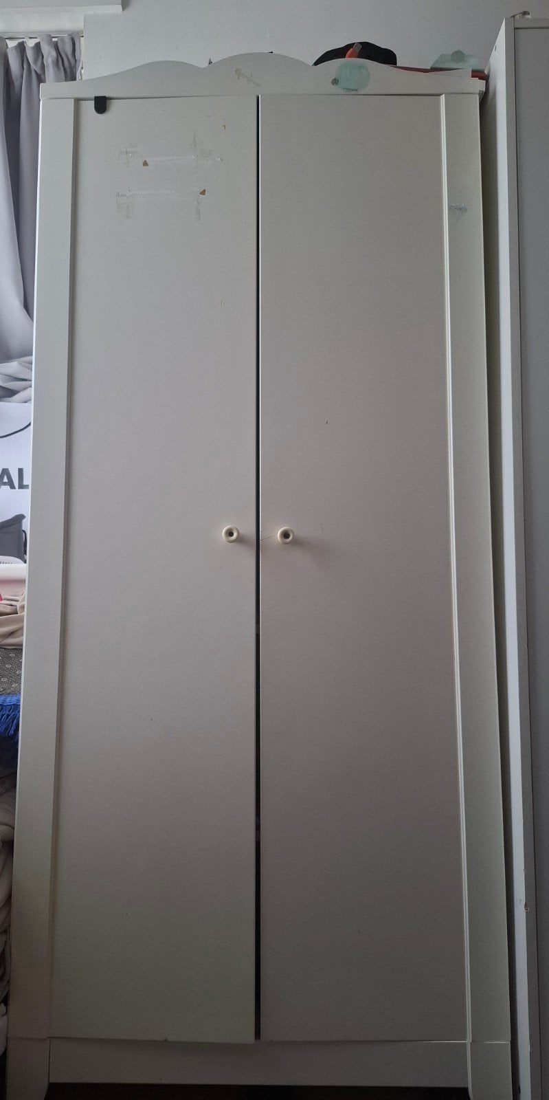 witte kleding kast, Ophalen, Gebruikt, Wit