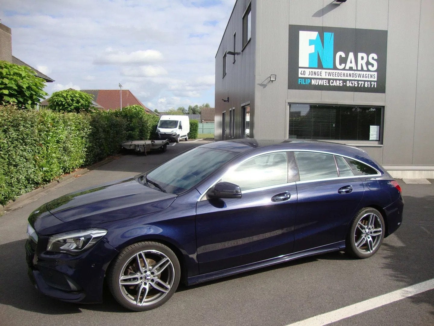 Mercedes-Benz CLA-Klasse 180 benzine, pack AMG, leder, gps,, Autos, CLA, Euro 6, Entreprise, Boîte manuelle