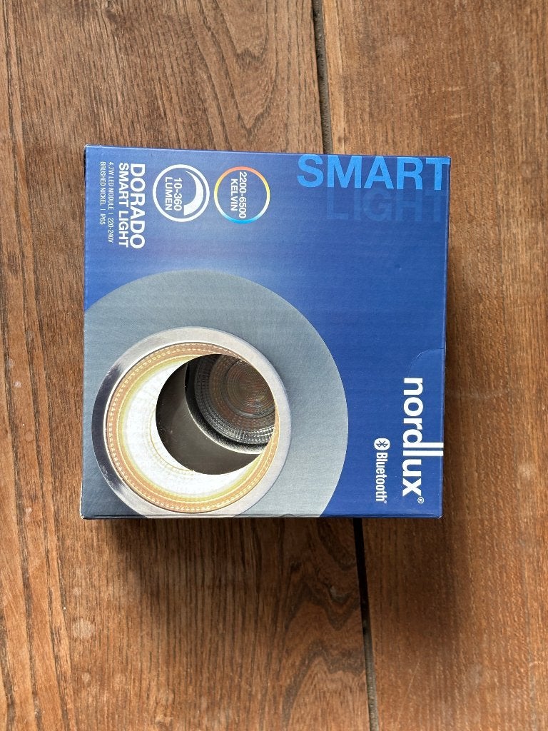 Spot encastrable connecté Nordlux Dorado Smart Bluetooth, Neuf, Nordlux, Source lumineuse incluse, Spot encastrable