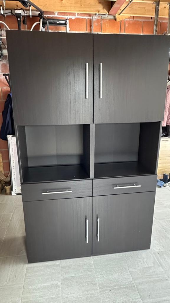Meuble bureau ou SAM ikea noir, Enlèvement, Comme neuf, 25 à 50 cm, 150 à 200 cm