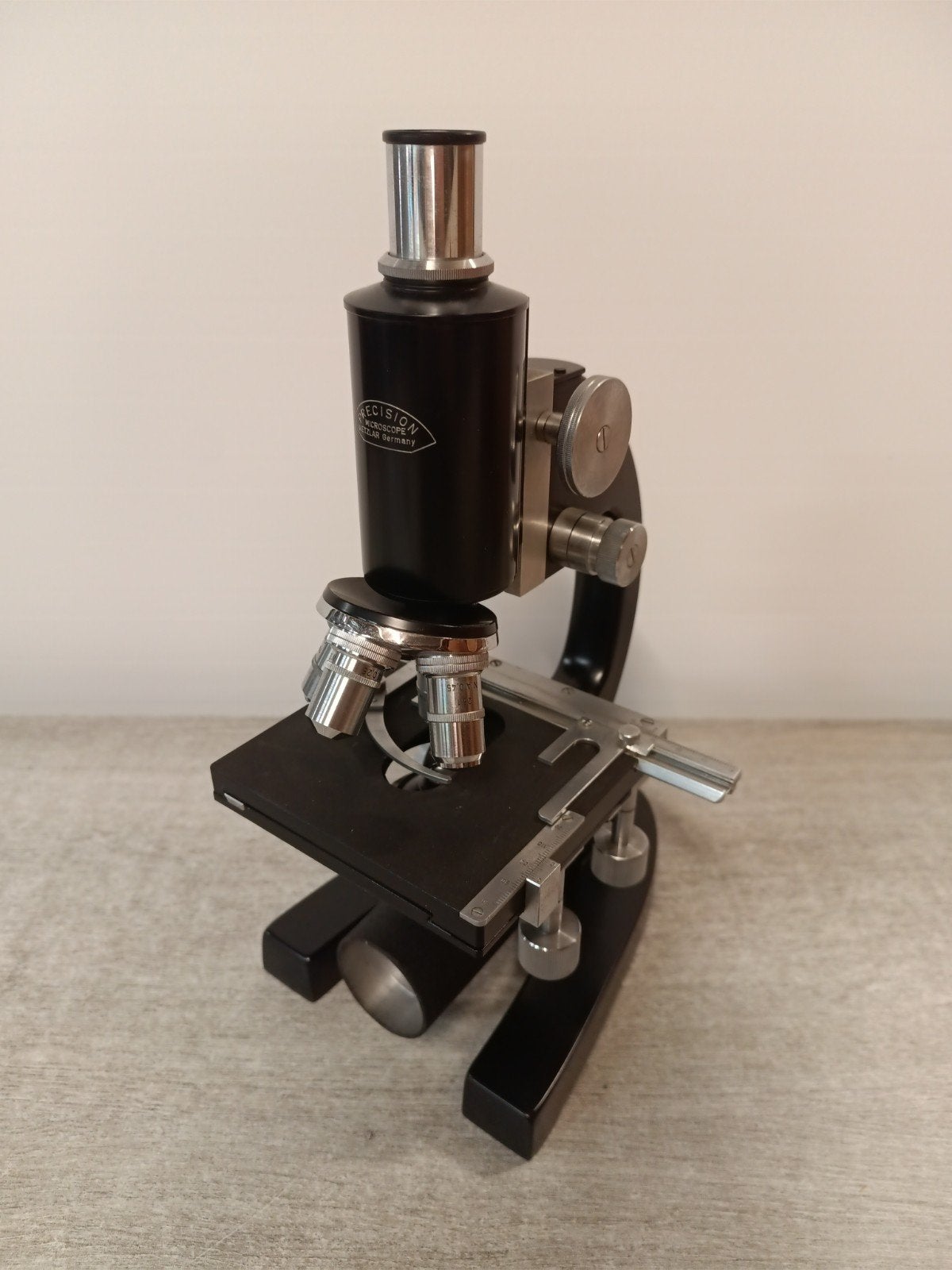 Prachtige Vintage Precision Microscope Wetzlar Germany, Enlèvement