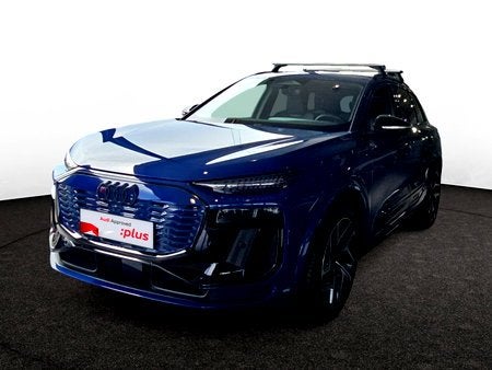 Audi Q6 e-tron S line quattro 285,00 kW, Auto's, Automaat, Blauw, Elektrisch, Adaptive Cruise Control