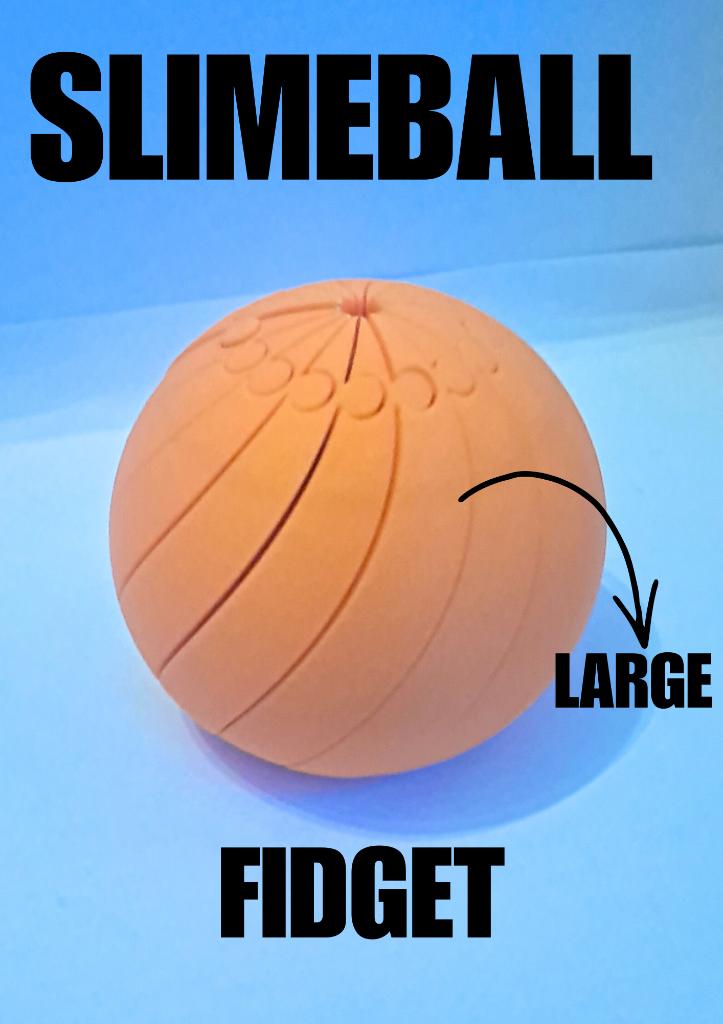 Slimeball Fidget imprimé en 3D — relaxant et robuste, Enlèvement ou Envoi, Neuf