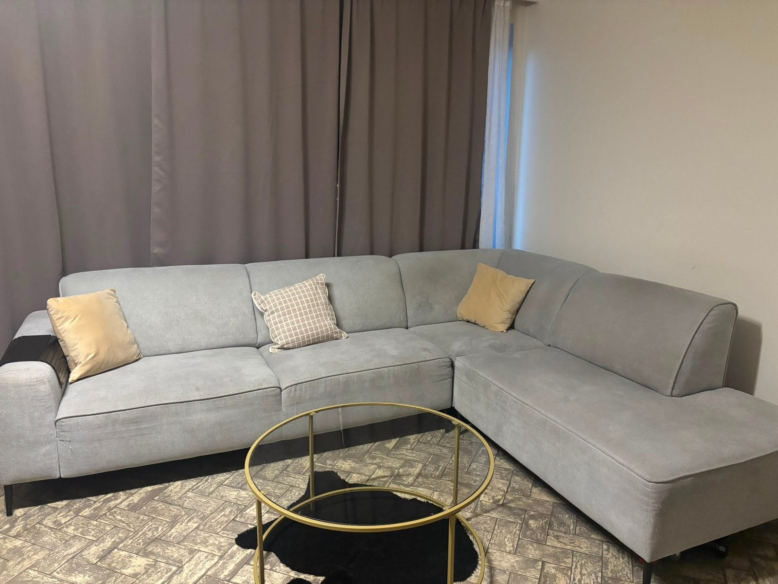 Canapés gris, Maison & Meubles, Canapés | Coins salons complets, Enlèvement, Utilisé