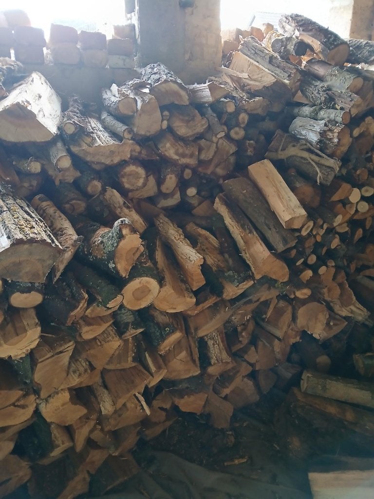 Droog brandhout te koop, Tuin en Terras, 6 m³ of meer, Ophalen, Overige houtsoorten, Blokken