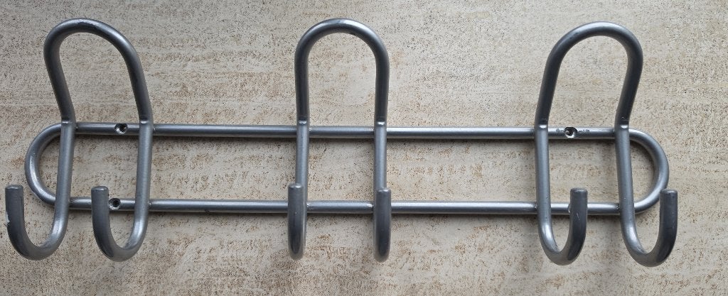 Muurkapstok in metaal, Huis en Inrichting, Woonaccessoires | Kapstokken, Ophalen, Zo goed als nieuw, Metaal