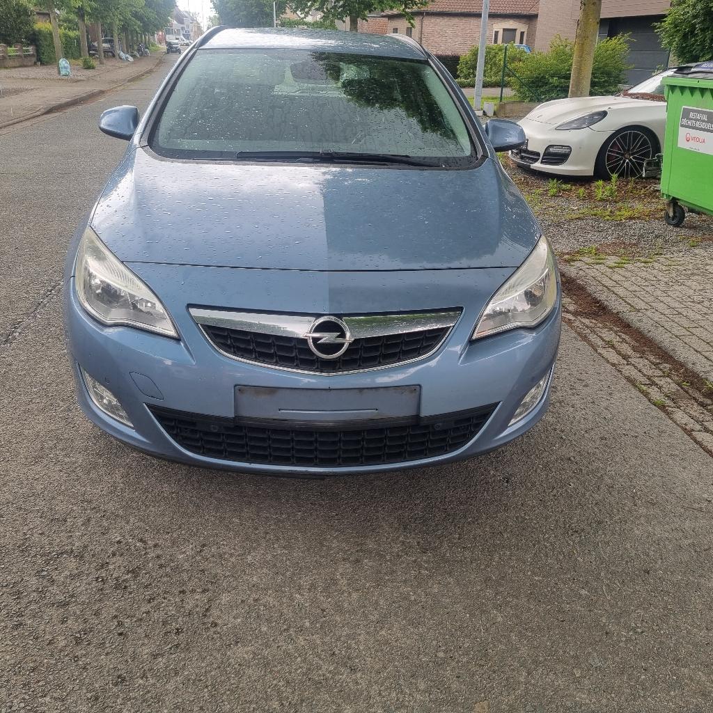 Opel Astra Tourer, Auto's, Euro 5, Stof, Blauw, Particulier