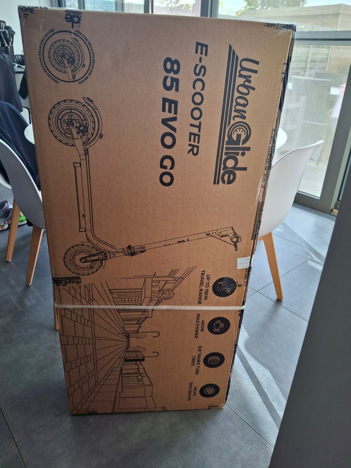 Urban glide elektrische step 85 EVO GO NIEUW, Fietsen en Brommers, Ophalen, Nieuw, Elektrische step (E-scooter), Urban glide
