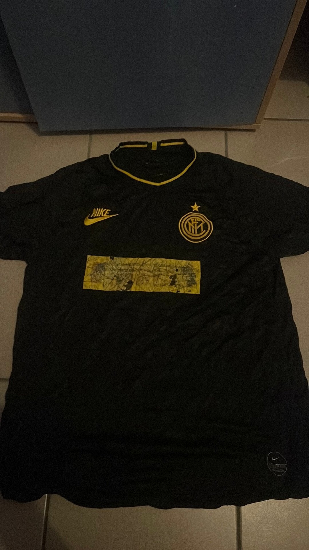 Inter milan shirt licht beschadigd, Sport en Fitness, Voetbal, Maat XL, Ophalen, Zo goed als nieuw, Shirt