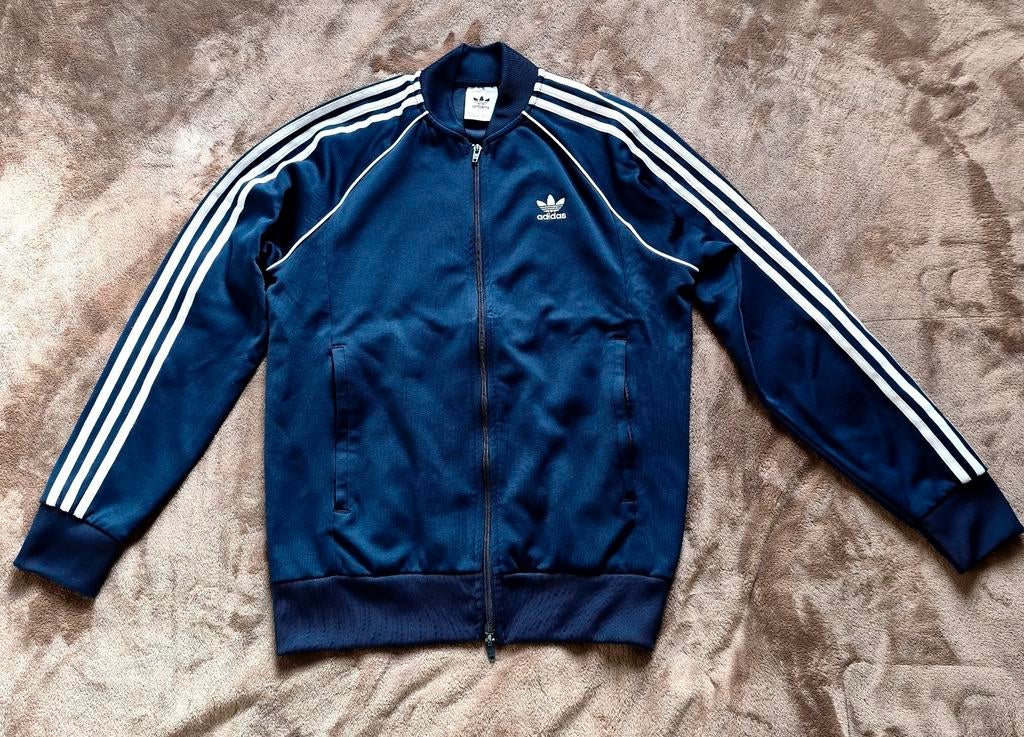Adidas Originals Jas - Marineblauw - Maat M, Nieuw, Ophalen of Verzenden, ADIDAS, Maat 48/50 (M)