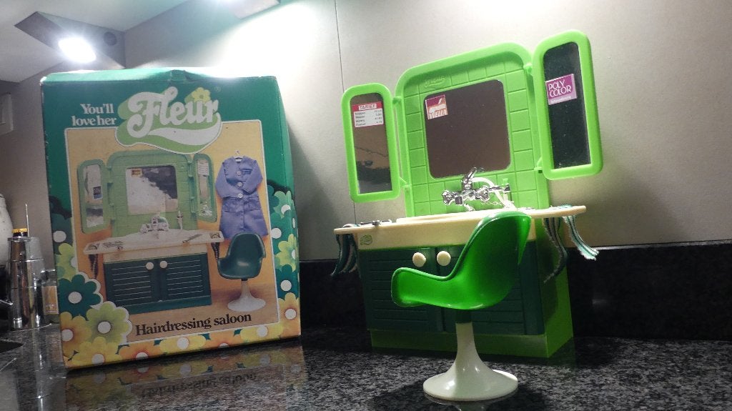 Vintage Fleur Hairdressing Saloon – In Originele Doos!, Ophalen, Gebruikt, Sanitair