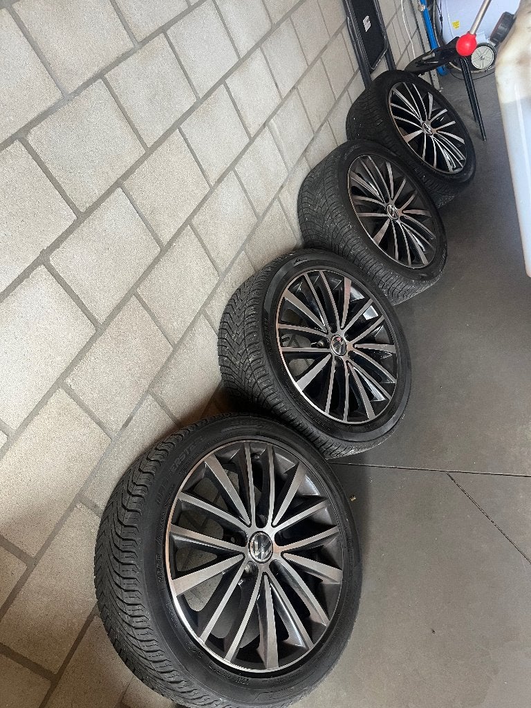 Vw velgen 5x112 225 45 r17, Auto-onderdelen, Banden en Velgen, Ophalen, Velg(en)