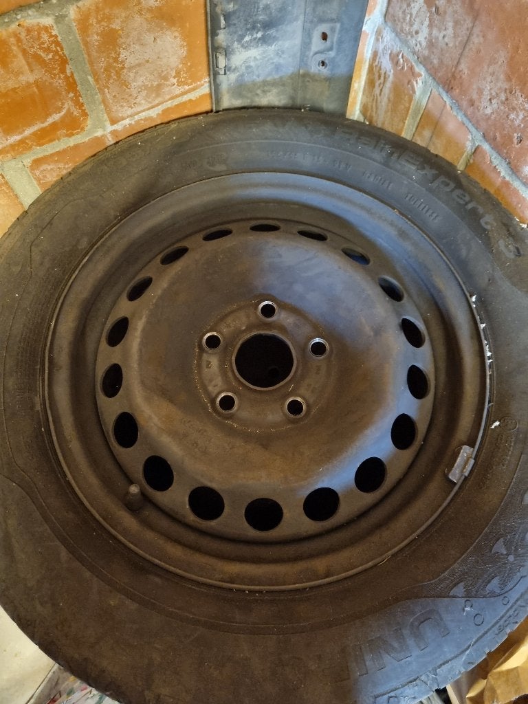 VW stalen velgen 15", Auto-onderdelen, Banden en Velgen, Ophalen, Gebruikt, 15 inch, Banden en Velgen