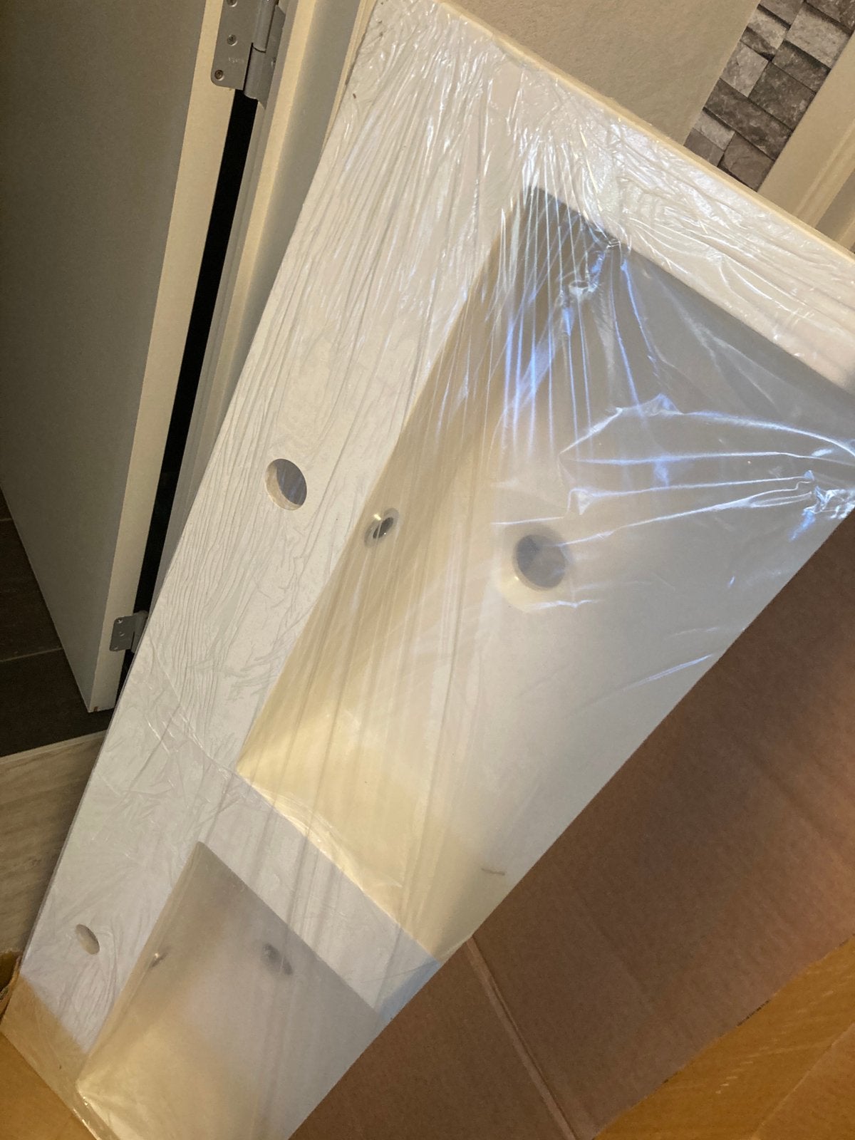Quadra dubbele wastafel ongebruikt in verpakking, Huis en Inrichting, Badkamer | Badkamermeubels, Ophalen, Nieuw