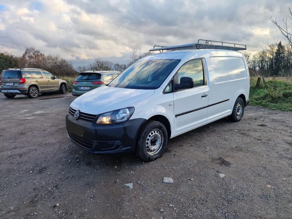 Vw caddy MAXI 1.6TDI, Voorwielaandrijving, Stof, 4 cilinders, Wit