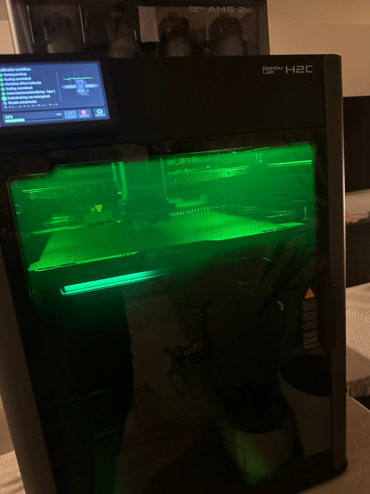 Bambulab H2C met laseropties en AMS 2 Pro, Computers en Software, Ophalen, Zo goed als nieuw, Ingebouwde Wi-Fi, Bambu Lab