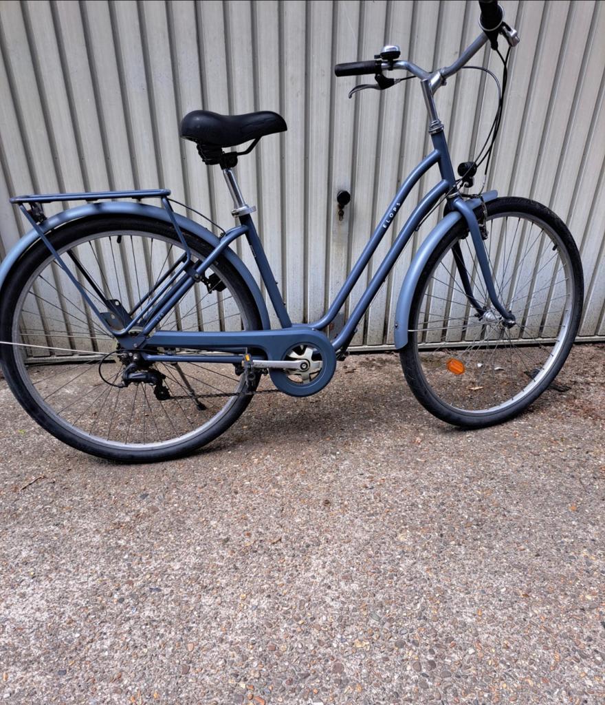 🟦’Elops’Dames-/meisjesfiets28Inch+7Speed+Frame 45Cm+Blauw🟦, Fietsen en Brommers, Ophalen, Zo goed als nieuw, Versnellingen