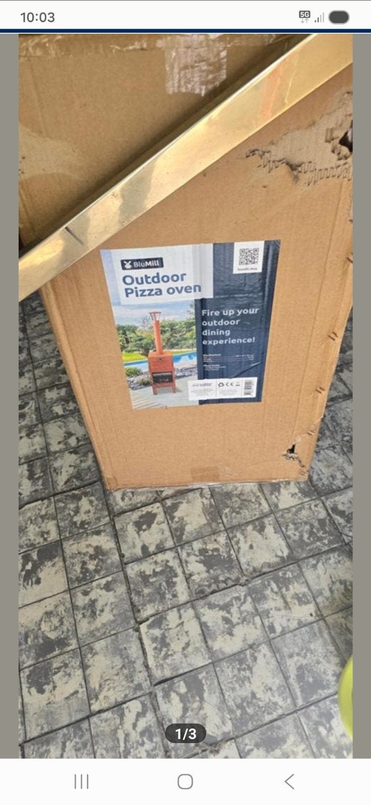 Pizza oven nieuw verhuis gaan we hem niet openen, Tuin en Terras, Ophalen