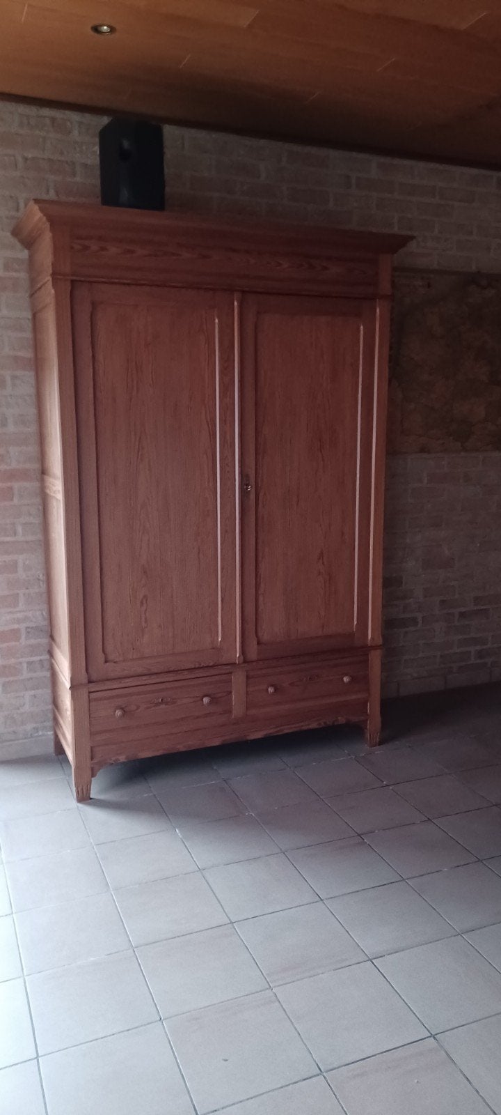 grote antieke linnenkast, Antiek en Kunst, Antiek | Meubels | Kasten, Ophalen of Verzenden