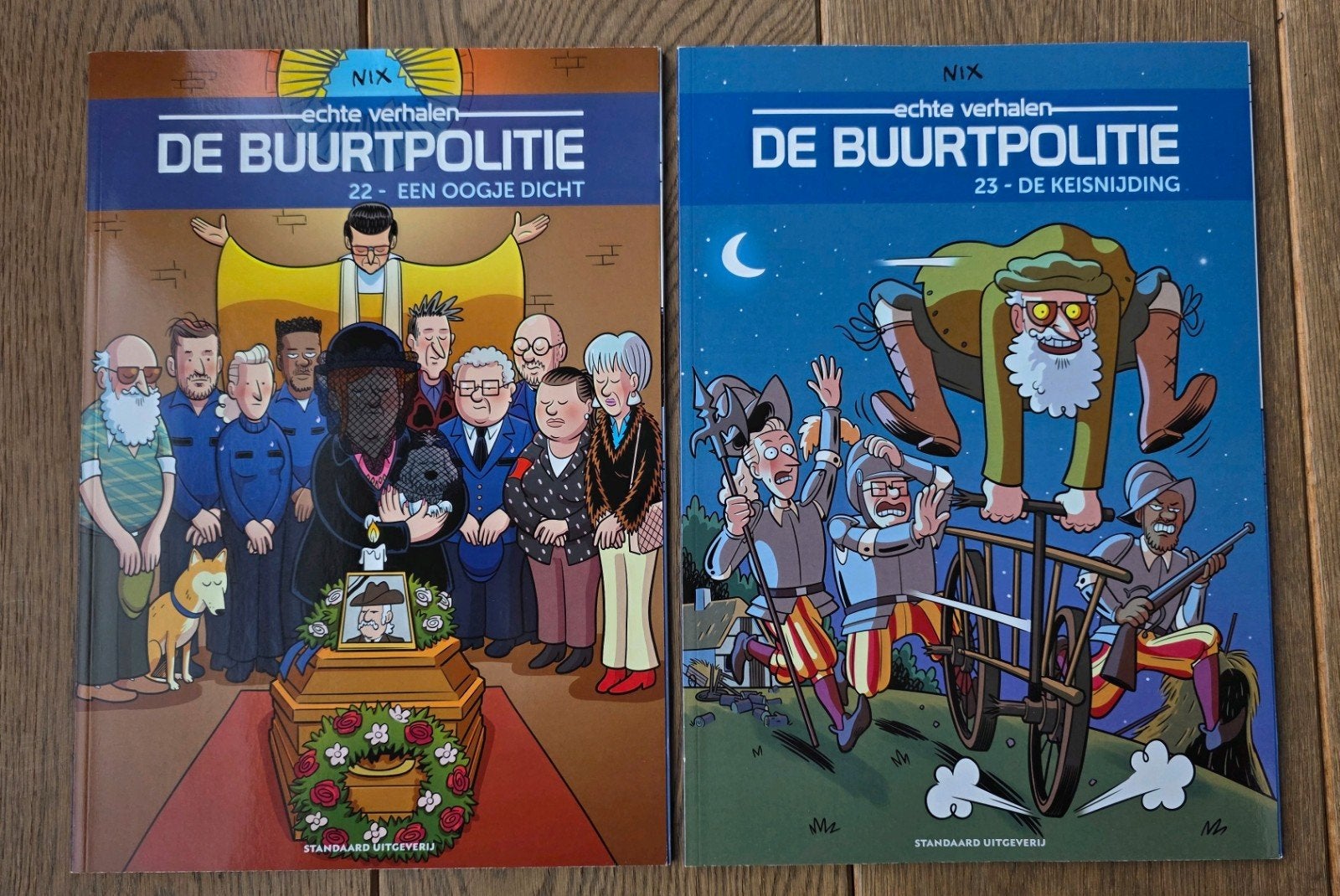 Twee nieuwe strips De buurtpolitie nrs 22 en 23, Boeken, Meerdere stripboeken, Ophalen of Verzenden, Nieuw, Nix