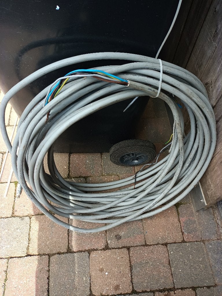 kabel XVB 5G6   29meter, Doe-het-zelf en Bouw, Ophalen, Gebruikt, Kabel of Snoer