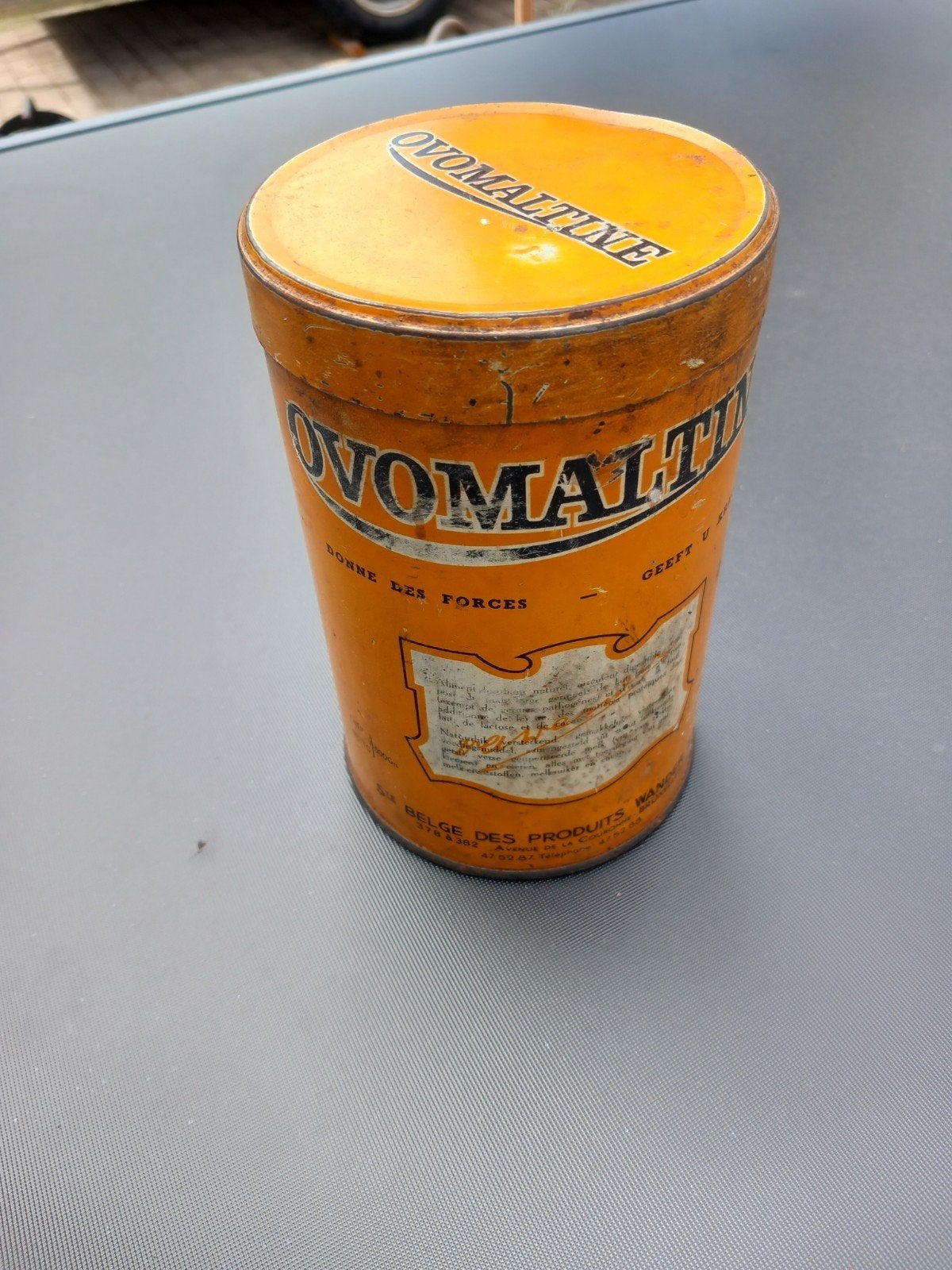 Ovomaltine-doos, Verzamelen, Ophalen of Verzenden, Gebruikt