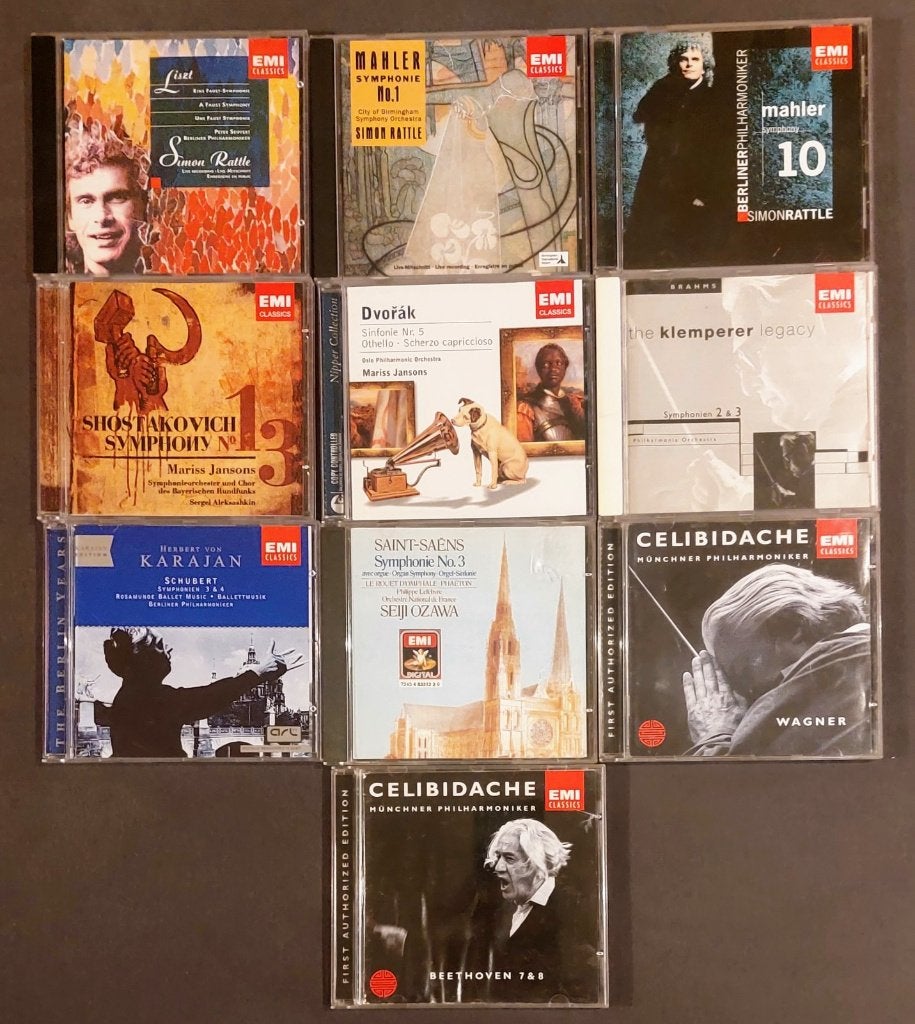 Vente de 10 CD EMI classique – vente uniquement en lot, Enlèvement ou Envoi, Comme neuf, Romantique, Album
