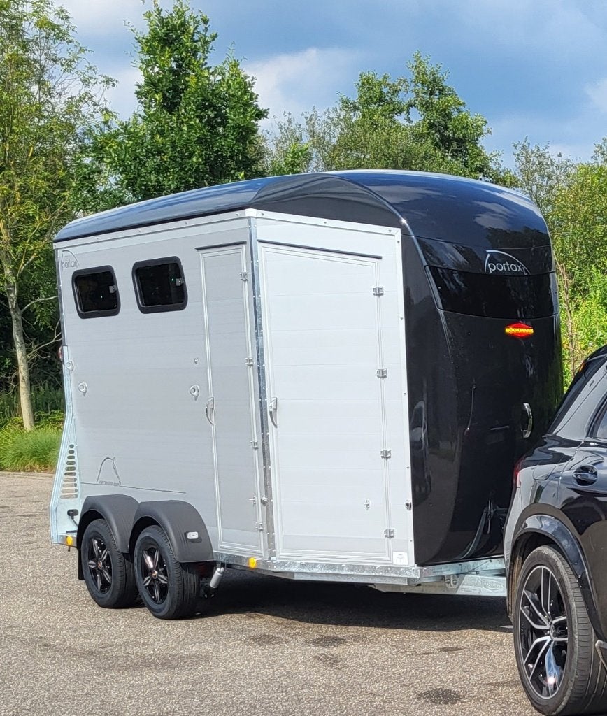 Zeer complete 2 paards trailer, Animaux & Accessoires, Enlèvement, Comme neuf, Aluminium, Remorque 2 chevaux