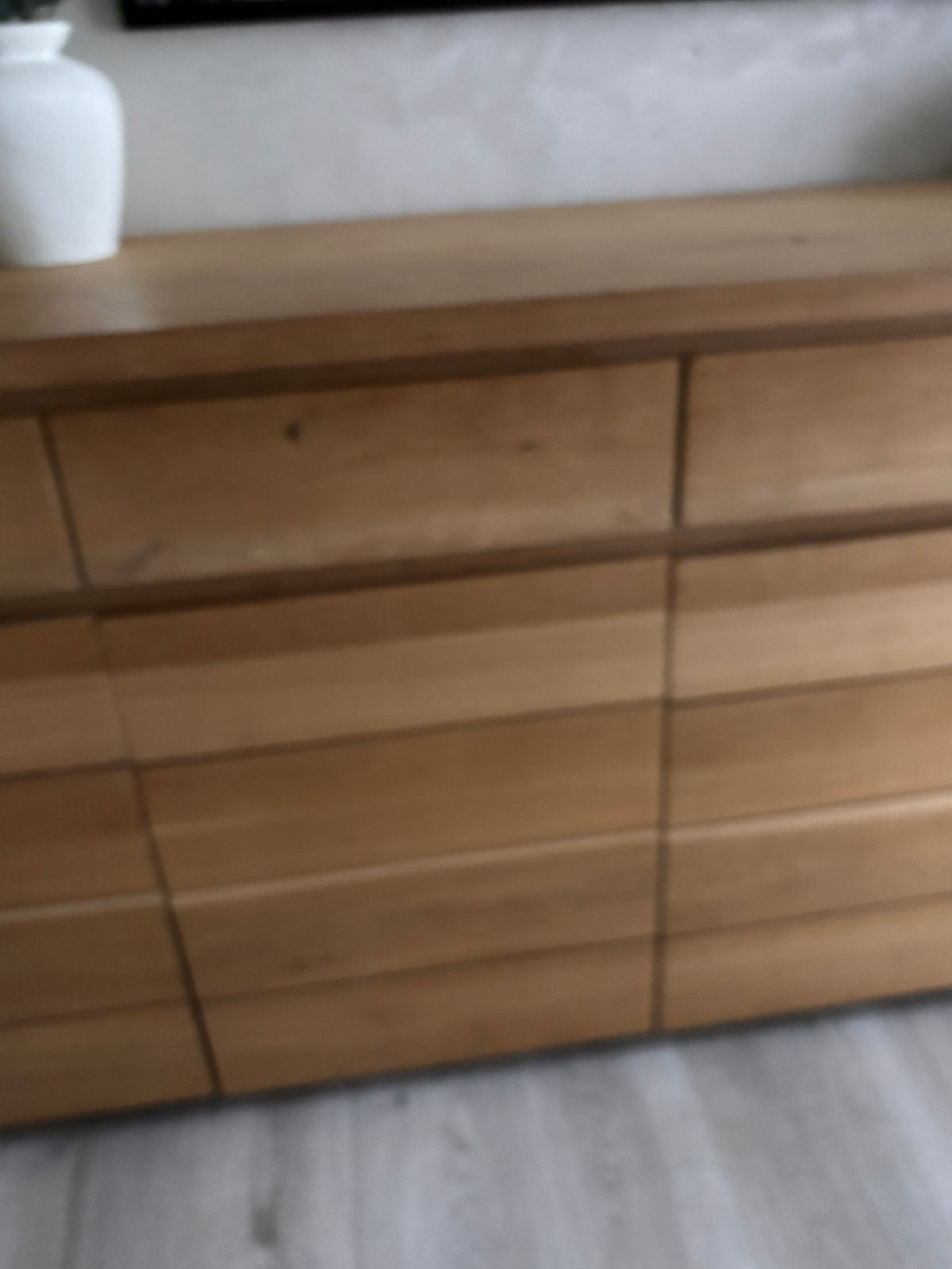 Te koop eiken houten dressoir, Ophalen, Gebruikt, Eikenhout, Minder dan 50 cm