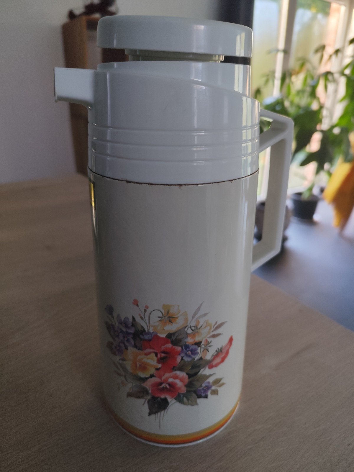 Thermos / Bouteille isotherme vintage ROTPUNKT 1,3L, Enlèvement ou Envoi, Verre, Vintage, Bouteille isotherme