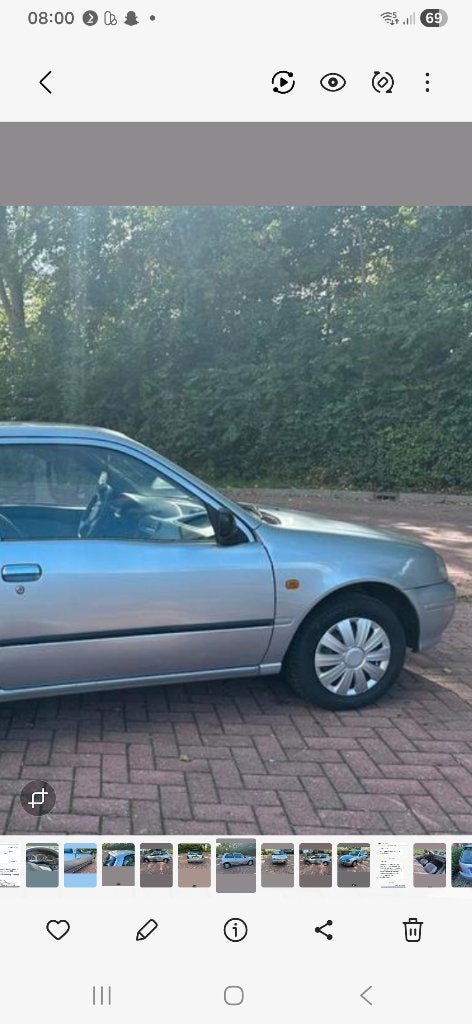Starlet Spadbord gezocht!!!, Auto-onderdelen, Ophalen of Verzenden, Rechts, Toyota