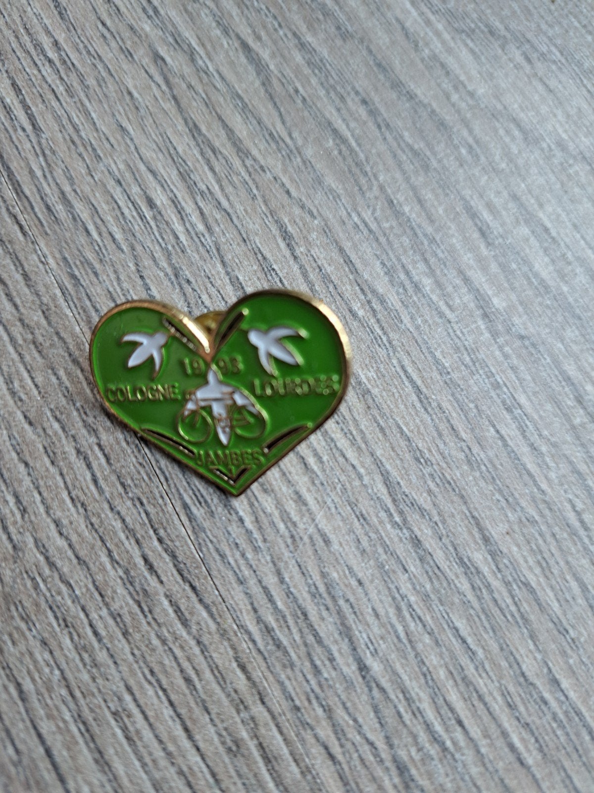 Pins  Pèlerinage Cycliste Cologne ,Lourdes, Verzamelen, Winkelwagenmuntjes, Ophalen