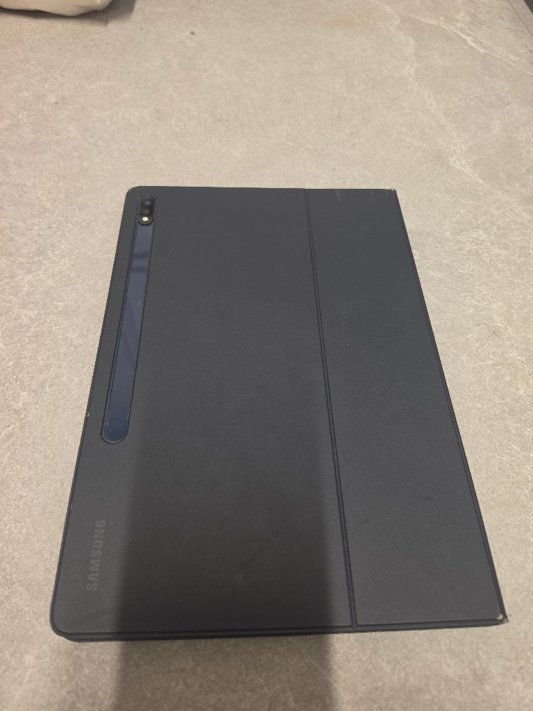 Samsung Galaxy Tab S7 Plus 256GB Wifi Blauw + Hoes, Computers en Software, Gebruikt, Samsung, Wi-Fi, 256 GB